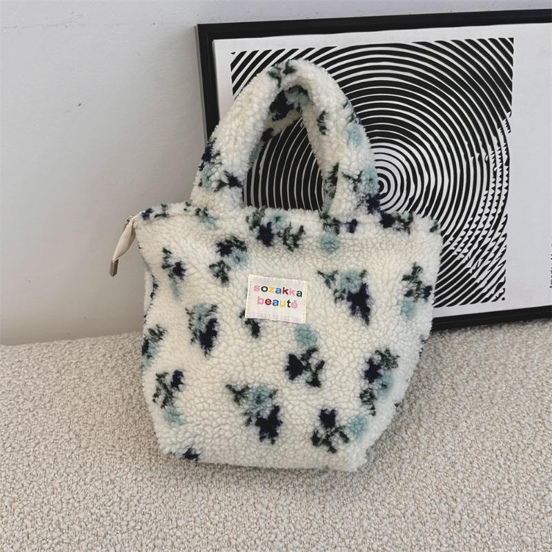 

11 Милых плюшевых сумок Женские сумки для поездок на работу, осенне-зимние сумки для шопинга, сумки для бенто на работу