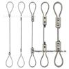 Steel Wire Rope Vertical Locking Device with 304 Stainless Steel Buckle and Self-Locking Snap for Lifting and Hanging Lamps