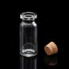 Vials Glass Bottle Blank Mini Containers Transparent Message Bottles With Cork Stopper Tiny Small