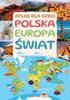 Atlas Dla Dzieci Polska Europa Świat Książka Edukacyjna Twarda Oprawa