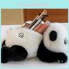 Plush Shoulder Panda Bag Makeup Package Adjustable Size Cartoon Decorations