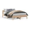 Vidaxl Bed Frame Without Mattress, 120X200 Cm, Solid Pine Wood