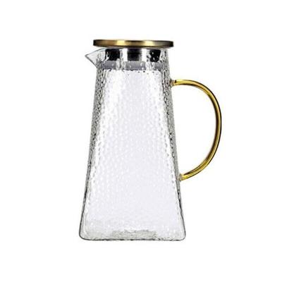 Nu Feng 1.2L Hammered Glass Pitcher