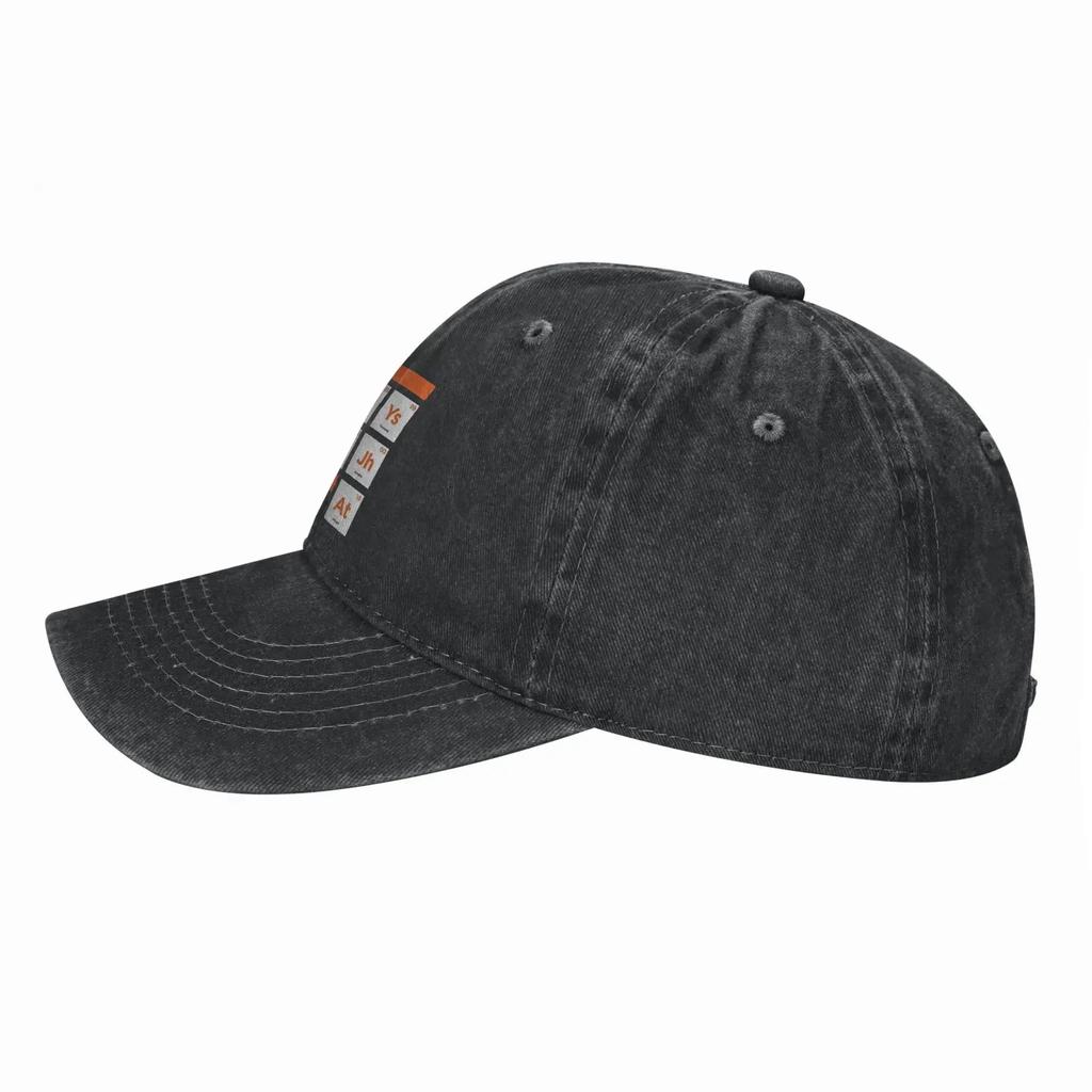 ATEEZ Periodic Table Casual Baseball Cap Summer Trucker Hat Sunscreen Outdoor Sports Unisex Unisex Street Style Baseball Caps