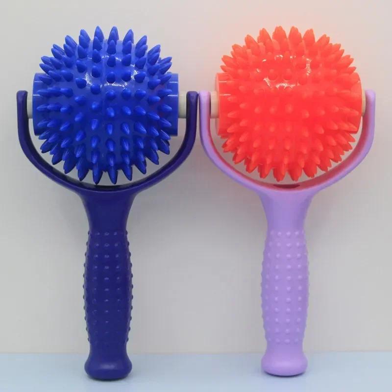 Spiky Massage Roller Ball Trigger Point Massager for Body Muscle Relax Acupoint Stimulation Hand Foot Pain Relief Hedgehog Balls