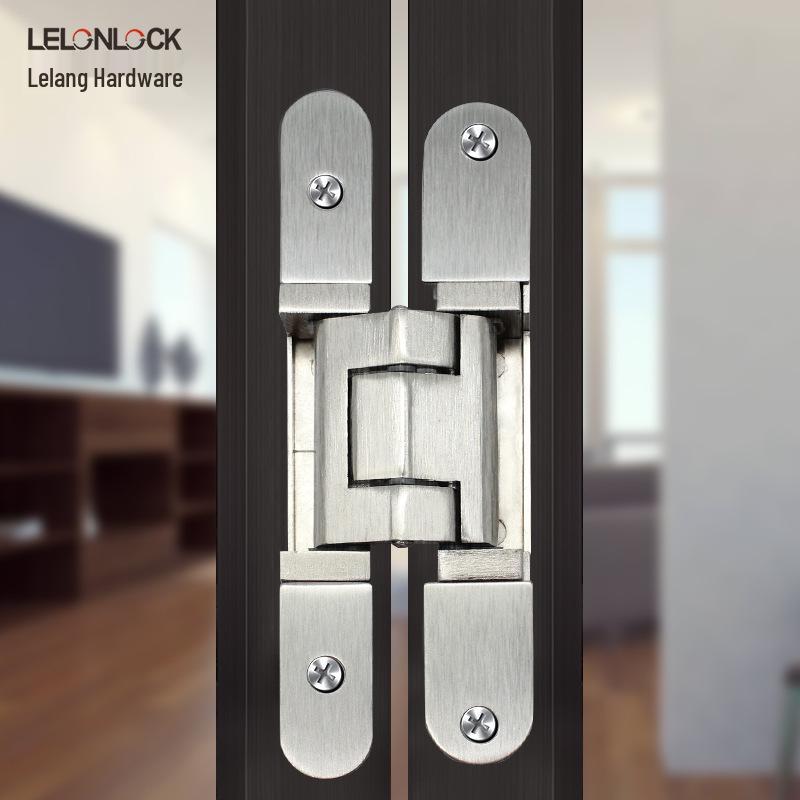 

Black 3D Adjustable Concealed Invisible Cross Hinge for Narrow Frame Doors