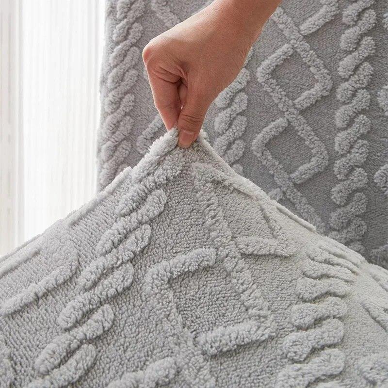 Nordic zagęszczony pokrowiec na krzesło żakardowe pokrycie siedzenia wysoka elastyczność ochraniacz na krzesło pokrowiec na krzesło do jadalni wesele bankiet Party