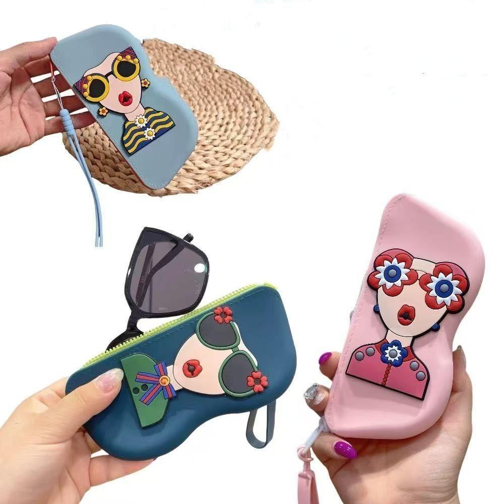 Multifunctional Glasses Bag Dustproof Waterproof Small Items Bags Silicone Eyeglasses Box
