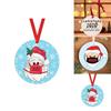 Delightful Personalised Lockdown Christmas Tree Ornament 2020 Quarantine Wooden Decor
