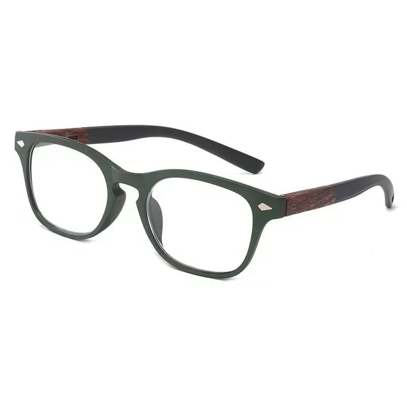 

New Mens Womens Anti Blue Light Finished Reading Glasses Personalized Trendy Spring Leg Presbyopia VisionGlasses To +4.0 1.5