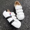 Cartoon Casual Board Shoes for Men and Women, New Velcro Flat White Shoes, Light and Breathable Trendy Shoes for Women