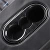 For VW Volkswagen ID.6 ID6   Carbon Fiber Car Window Lift Button / Head Lights Switch / Water Cup Accessories Cover Trim