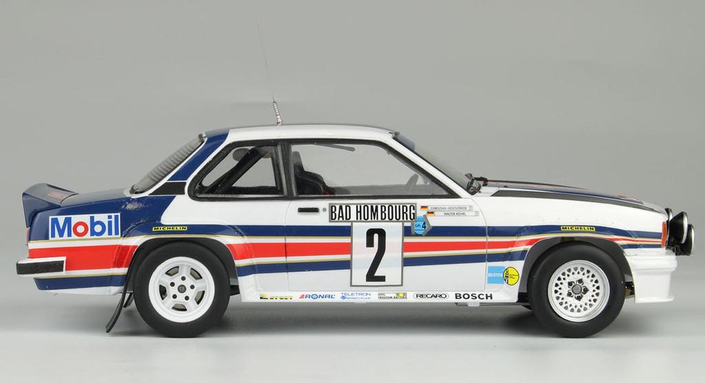 Platz Belkit Opel Ascona 400 1981 Vítěz Rally Monte Carlo Plastikový model BEL020 1/24