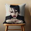 Singer M-Marilyn M-Mansons Throw Pillow Case For 45*45cm,55*55cm,30*30cm For Home Bedroom Decoration And Protector