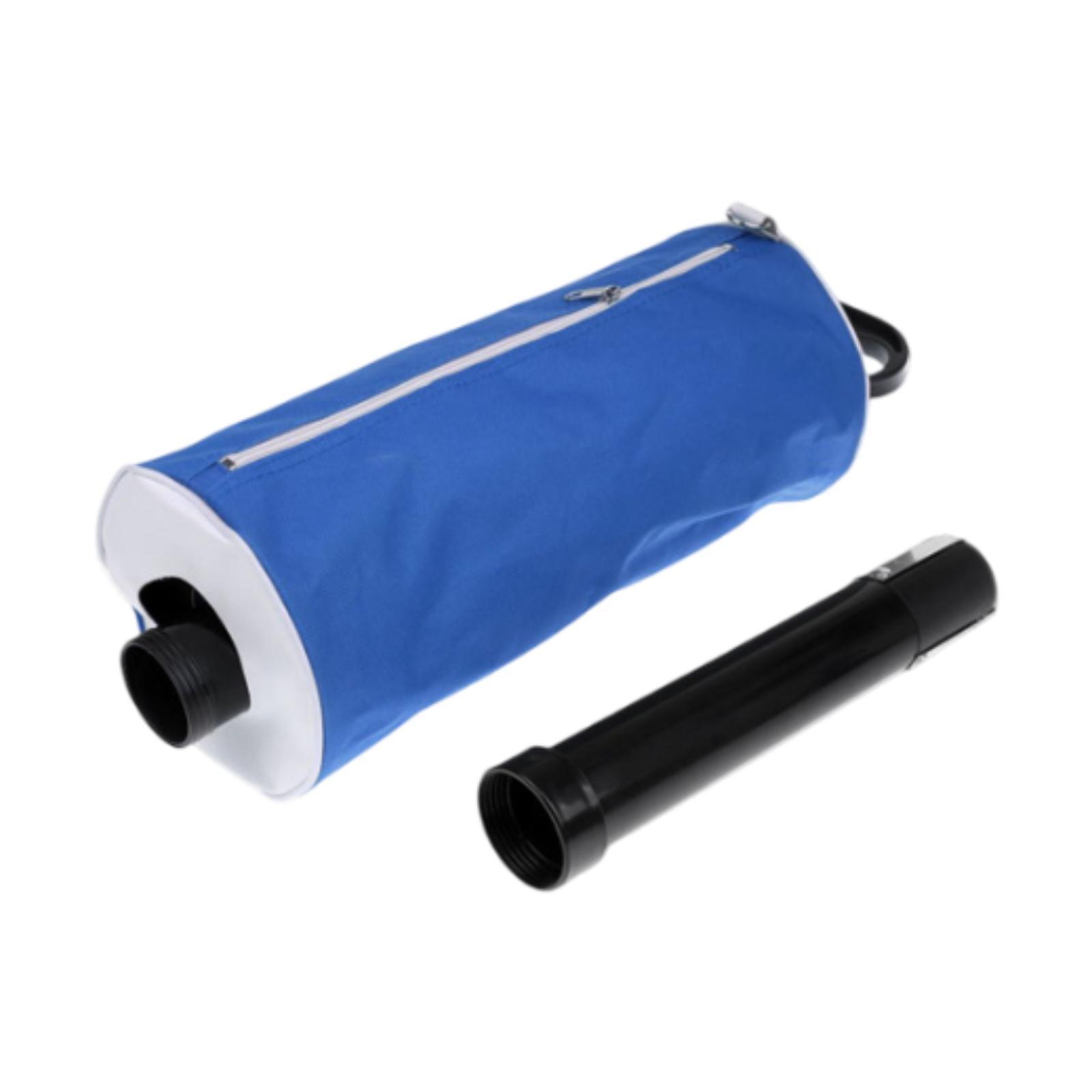 

Golf Ball Retriever Large Capacity Convenient with Removable Tube Holds 70 Balls Shag Bag Pick up Tool Practice Golf Equipment синий