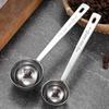 Steel Measuring Spoon Practical Measuring Spoon Long Handle Functional Steel 15/30ML Measuring Spoon
