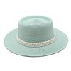 Ladies Pearl Lace Top Hat Outdoor Leisure Beach Hat Simple Personality Sun Hat