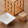 Ceramic Essential Oil Burner with Tealight Holder Candle Tart Warmer Warmers Decor for Parlor