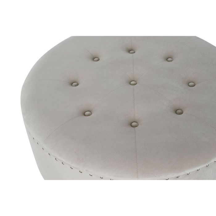 Banc banquette - DKD Home Decor - Polyester et Bois MDF - Beige - Style Contemporain - Intérieur