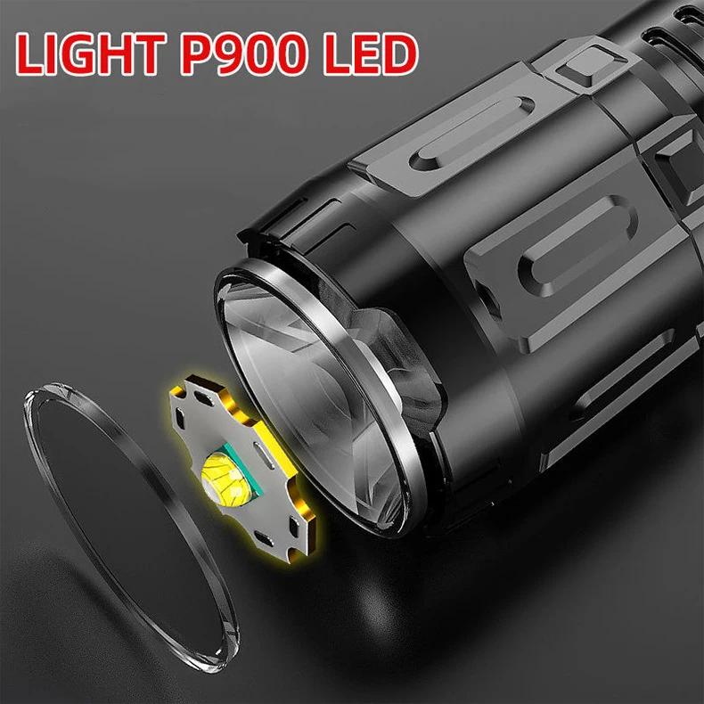 Powerful Led Flashlight Waterproof LED Flashlights USB Rechargeable Torch Lantern For Camping Hiking Outdoor Lighting Light