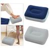 Inflatable Foot Pillow Soft Comfort Footrest Pad for Plane Sofa Under Desk