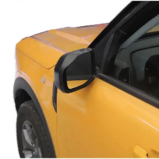 Black For Ford Bronco Sport - Car Rearview Mirror Rain Eyebrow Protector Cover Rainproof Frame ABS Mirror Accessories