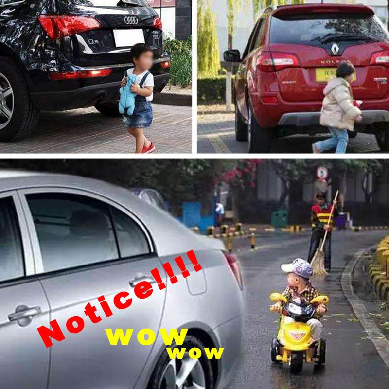 QXNY Car 4 Parking Sensors Kit Rear Backup Radar Parktronic System Reverse Assist Distance Detection Vehicle Buzzer Voice Alarm