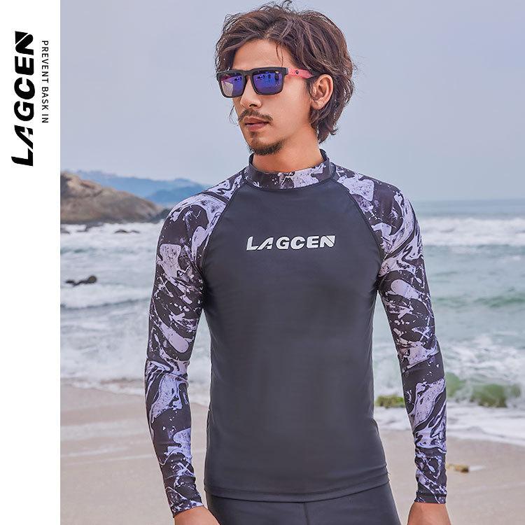 Pánský potápěčský oblek, plavky, rychleschnoucí plavky s dlouhým rukávem