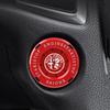 EOMY5 Car Start Button Metal Protective Cover For Alfa Romeo Giulietta Mito 159 Giulia Stelvio 156 147 Tonale Brera Disco Volante