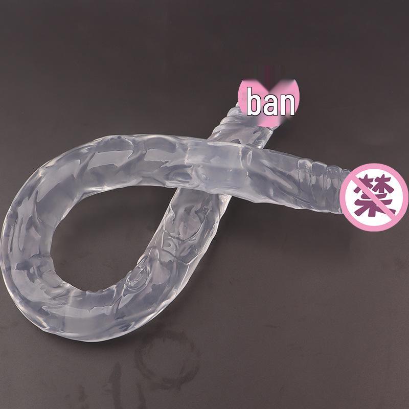 55CM Double-Headed Realistic Dragon Phallus Anal Plug & Massage Erotica for Women