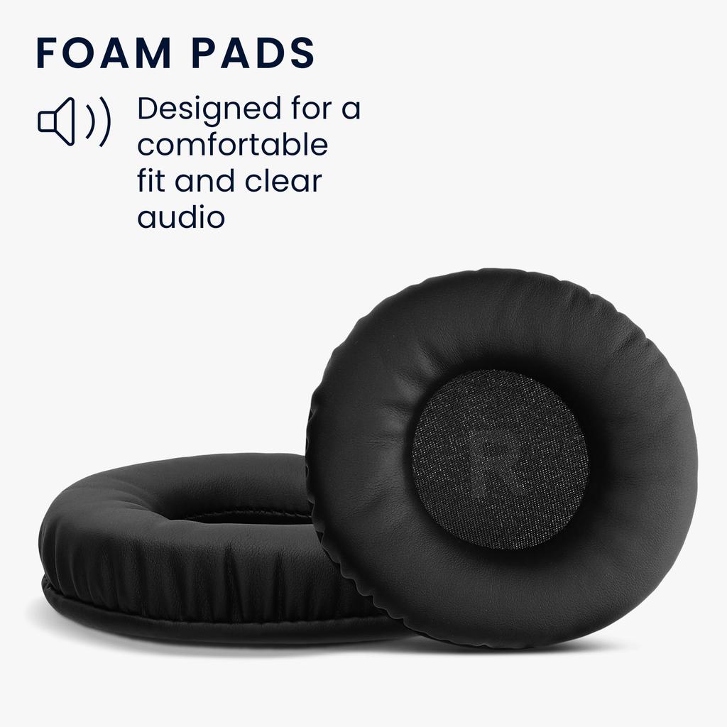 kwmobile 2x Replacement Ear Pads for OneOdio Pro 10 Pro M Pro C Cushioned PU Black / / - Leather,