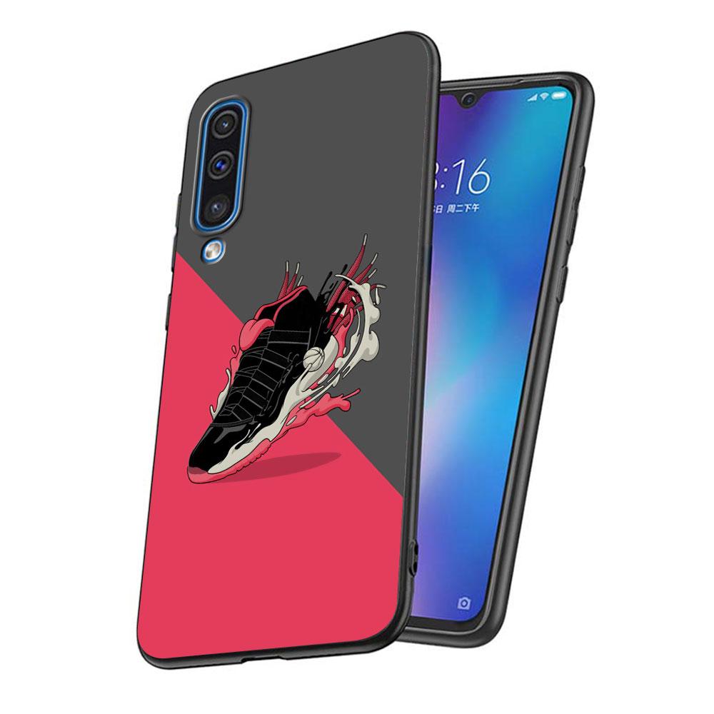 Pouzdro na boty Sneakers pro Samsung Galaxy A50 A50s A40 A20e A20 A30 A30s A70 A70s A10 A10s A20s A11 A21 A42 Černý kryt na telefon