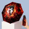 Stade Rennais FC Mini 5 Fold Pocket Umbrella Compact Lightweight Anti UV Rain Sun Protection Umbrella Portable Travel Umbrella