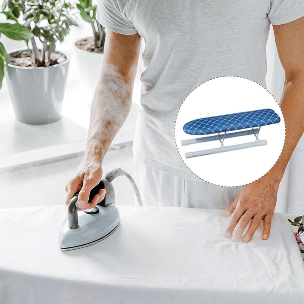 New Foldable Mini Ironing Board Metal Household Ironing Board Rack Sewing Table Portable Clothes Ironing Cover