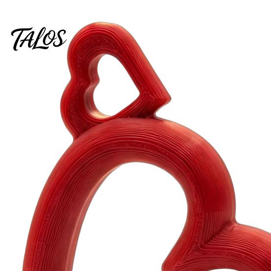 Couple Gift for Anniversary Heart Photo Stand with Embossed LOVE Letters, 3D Printed Vertical Slot Wedding Sign In Table Decoration Picture