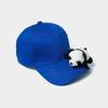 Lovely Plush Panda Baseball Hat For Women Men Unisex Cotton Baseball Caps with Adjustable Back Closure Sport Headwear