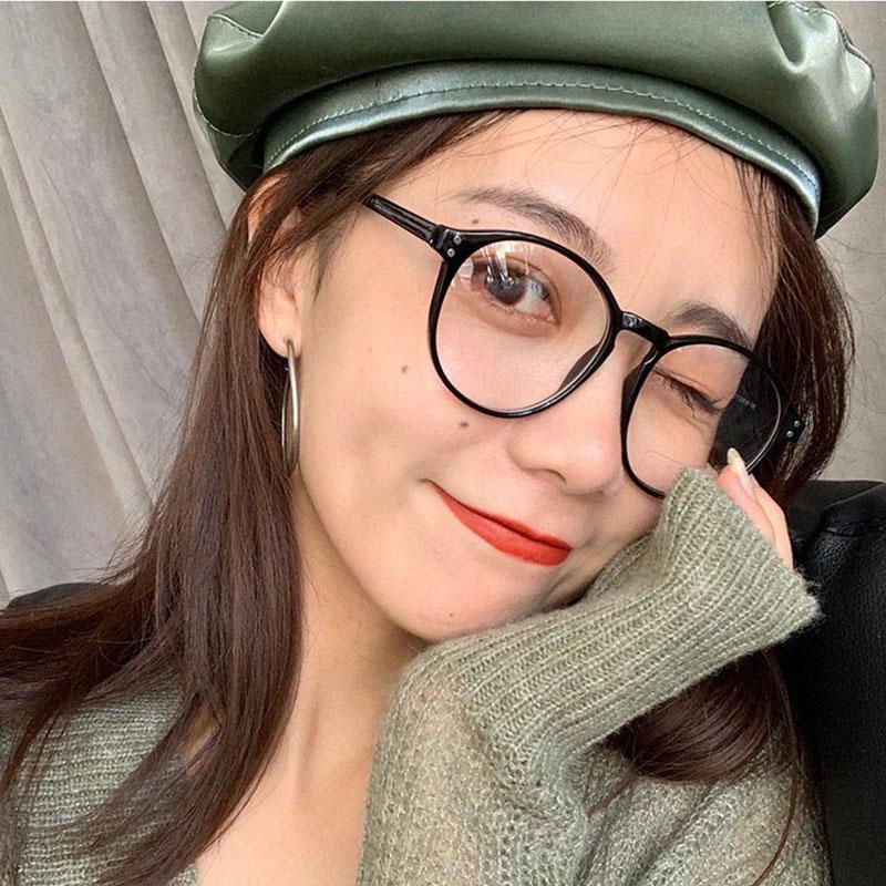 Blue Light Blocking Glasses Women Men Small Fresh Round Eyewear Exquisite Sweet Female Male Clear Anti Radiation Filter Glasses