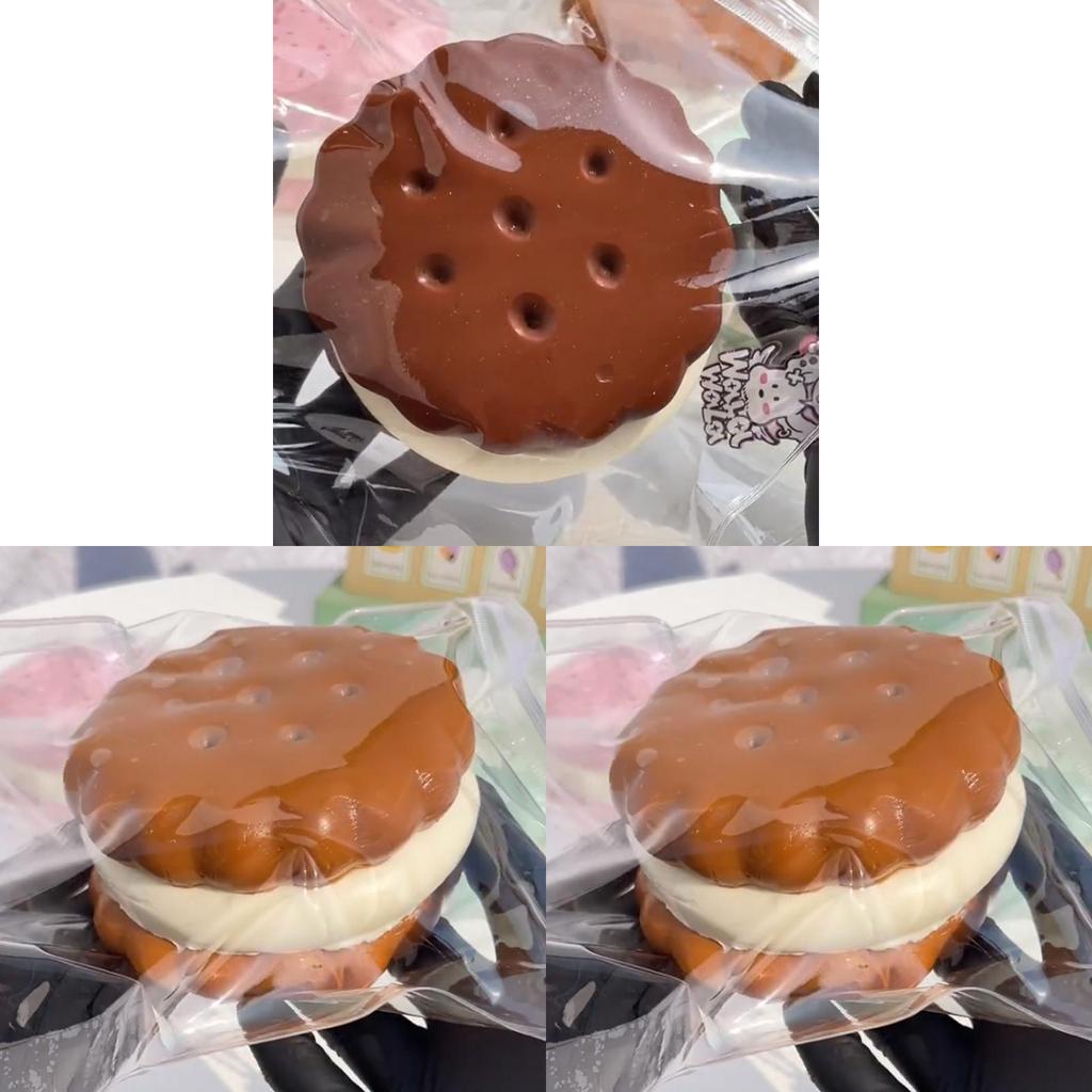 Tpr Chocolate Sandwich Cookie Fidget Toy Stress Relief For Kids And Teens