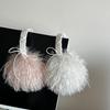 Lovely Winter Earmuff Soft & Warm Ear Covers for Women Teens Girl Furry Plush Ear Protectors Outdoor Activity Ear Muffs