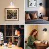 Intelligent Wall Light LED Table Lamp Touch 3-Color Dimmable 350° Rotatable USB Rechargeable Bedroom Bedside Night Light