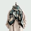 Scarf women's new fashion double-sided versatile imitation cashmere scarf Xinjiang Xizang travel high-end warm shawl