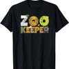 Zoo Keeper African Savanna Wildlife Animal Print T-Shirt