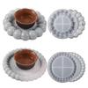 Coaster Molds for Epoxy Resin,Bubble Coaster Mould for Resin Casting Molds for Cup Mat,Candle Holder,Home Decoration
