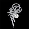 Elegant Narcissus Brooch Pearl-Embellished  Flower Pin For Clothing