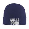 Shaka Ponk Bonnet Hats French Musical Band Knitted Hat Unisex Women Retro Head Wrap Beanie Hats Winter Kpop Design Cap