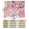 Umamusume Pretty Derby Haru Urara Warm Soft Blanket Airplane Travel Plush Throw Blanket Bedroom Flannel Bedspread Sofa Bed Cover