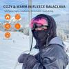 Passamontagna Invernale Maschera da Sci Antivento Termica Addensata Peluche Copri Viso Cappello con Cappuccio Anti-Freddo Sport all'Aperto Ciclismo Corsa Cappellino