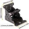 Steel Construction Self-Locking Hinge 90 Degree Folding Furniture Brackets  Bed Leg Support