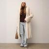 New imitation mink fur coat women's clothing winter long hooded belt artificial fur coat