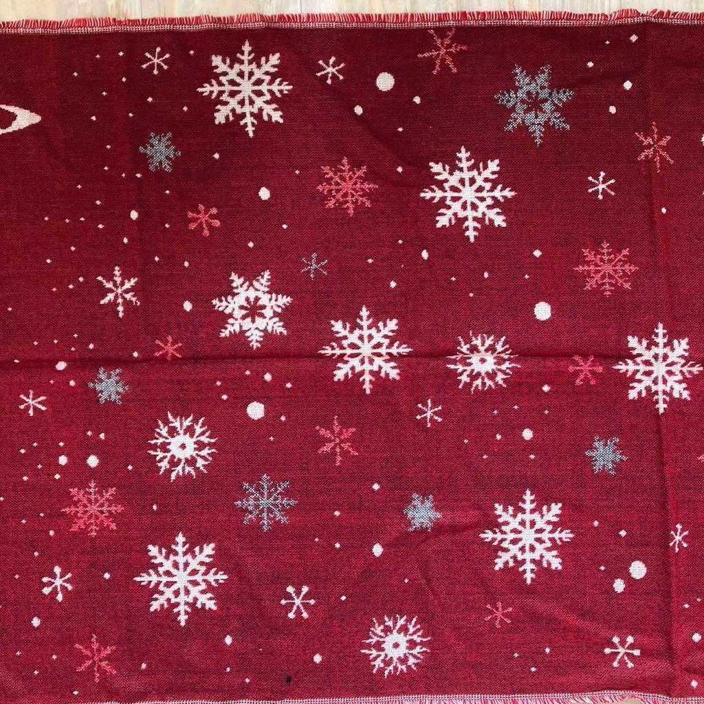 Used Pashmina Christmas Snowflake Shawl Scarf